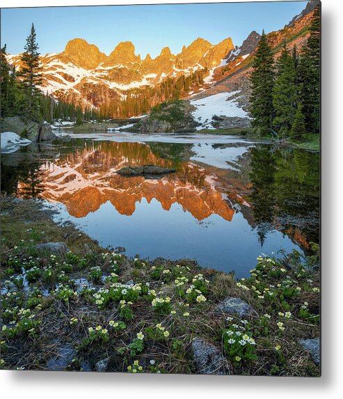Colorado Metal Print featuring the photograph Colorado Reflection - Willow Lakes by Aaron Spong