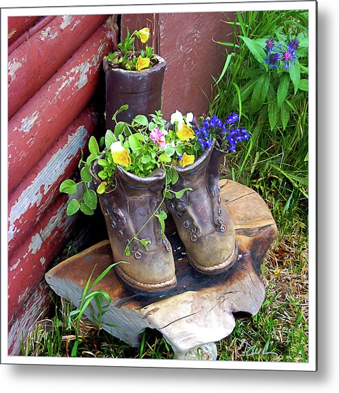 Wildflowers Metal Print featuring the photograph Colorado Vase by Peggy Dietz