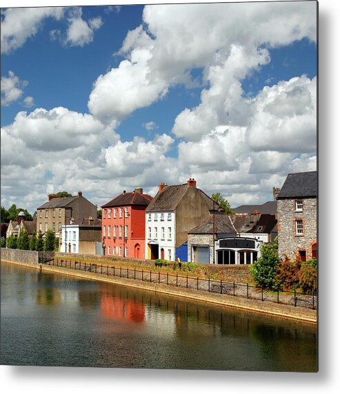 Outdoors Metal Print featuring the photograph Colorful Houses Of Kilkenny, Ireland by Mammuth