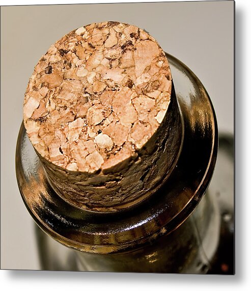 Alcohol Metal Print featuring the photograph Cork by Losrodri