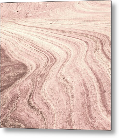 Arizona Metal Print featuring the photograph Coyote Buttes V Blush Crop by Alan Majchrowicz