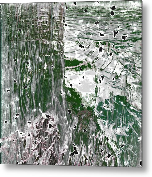 Deluge 1 Metal Print featuring the digital art Deluge 1 by Laura Boyd