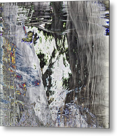 Deluge 60 Metal Print featuring the digital art Deluge 60 by Laura Boyd