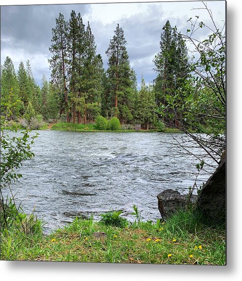 Deschutes Metal Print featuring the photograph Deschutes River by Brian Eberly