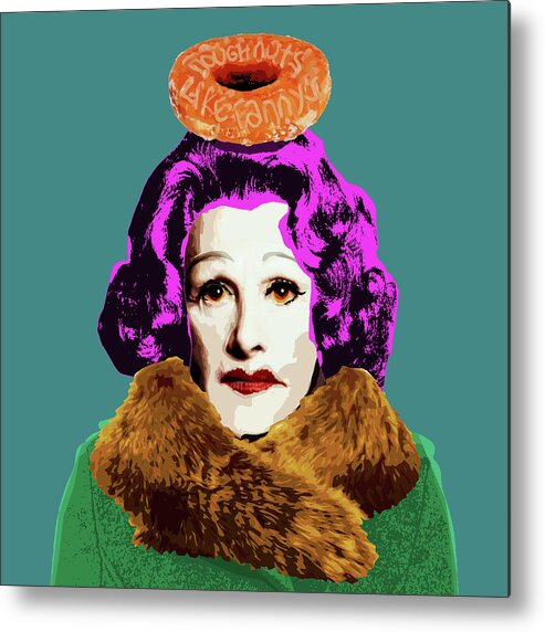 Fanny Metal Print featuring the digital art Doughnuts Like Fannys by BFA Prints