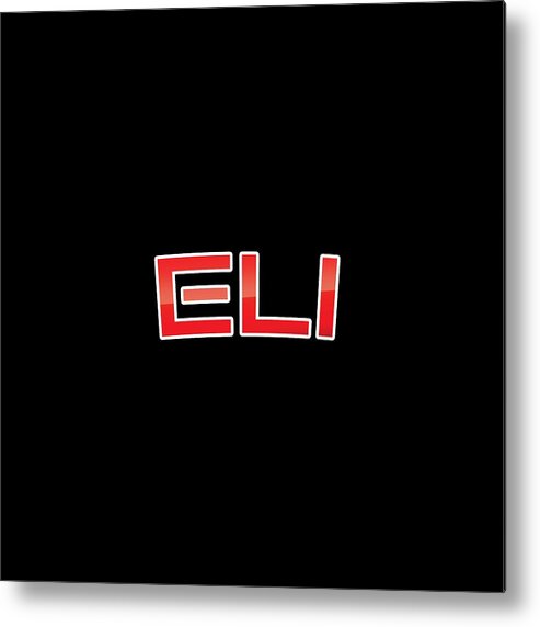 Eli Metal Print featuring the digital art Eli by TintoDesigns