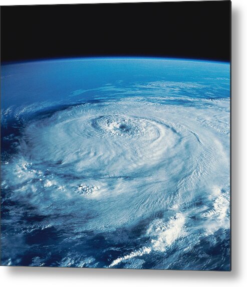 Weather Metal Print featuring the photograph Eye Of A Hurricane by Stocktrek
