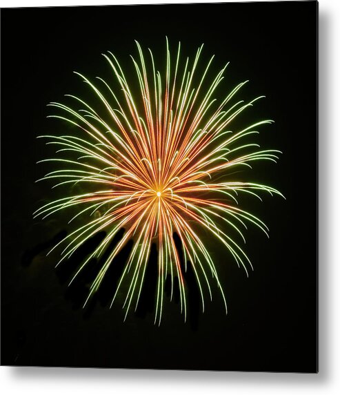 Burst Metal Print featuring the photograph Fireworks 2019 by Paul Freidlund