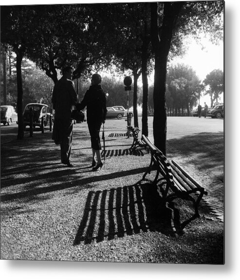 Shadow Metal Print featuring the photograph First Date by Enzo Graffeo