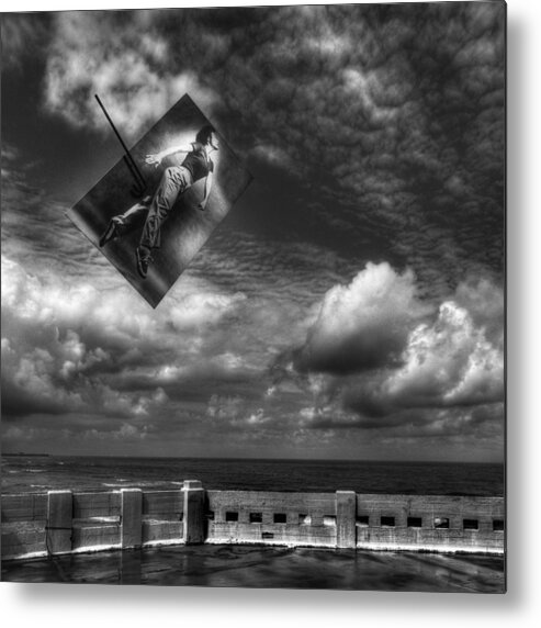 Seascape Metal Print featuring the photograph Follow Your Inner Moonlight, Don't Hide The Madness ... by Yvette Depaepe