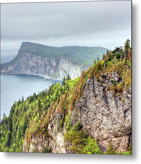 Scenics Metal Print featuring the photograph Forillon National Park by Guylaine Bégin