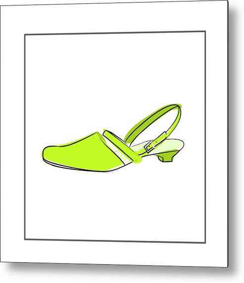 Shoe Metal Print featuring the mixed media Fpi_028 by Esteban Studio