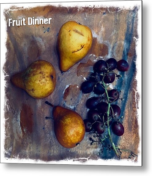 Fruits Metal Print featuring the photograph Fruit Plate by Alexander Fedin