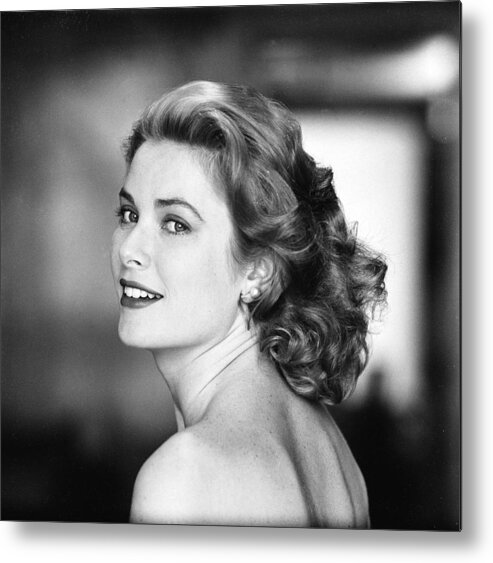Strapless Metal Print featuring the photograph Grace Kelly by Sharland