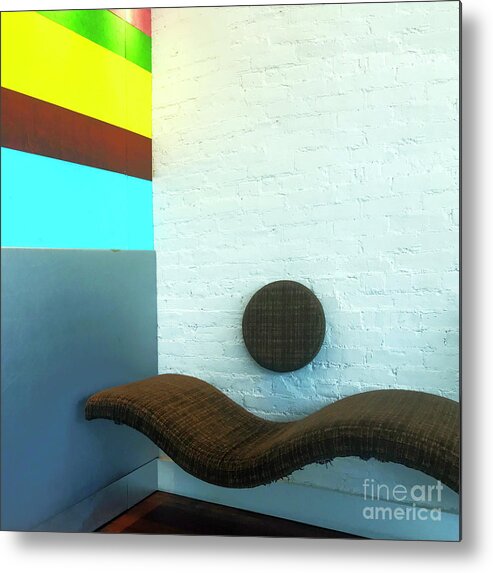 Abstract Metal Print featuring the photograph Have a Seat by Rick Locke - Out of the Corner of My Eye