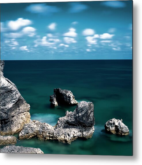 Tranquility Metal Print featuring the photograph Horseshoe Bay by Photo By Edward Kreis, Dk.i Imaging