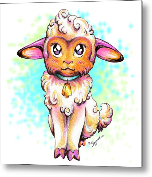 Art Metal Print featuring the drawing I Want My Shepherd by Sipporah Art and Illustration