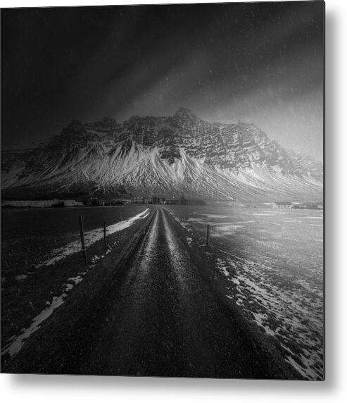 Road Metal Print featuring the photograph Iceland Road by Juan Pablo De Miguel