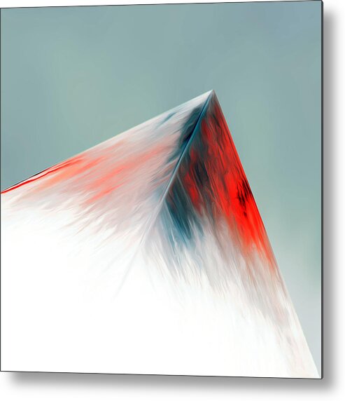 Abstract Metal Print featuring the photograph Inflammation by Gilbert Claes