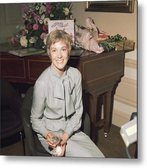 Singer Metal Print featuring the photograph Julie Andrews by Keystone