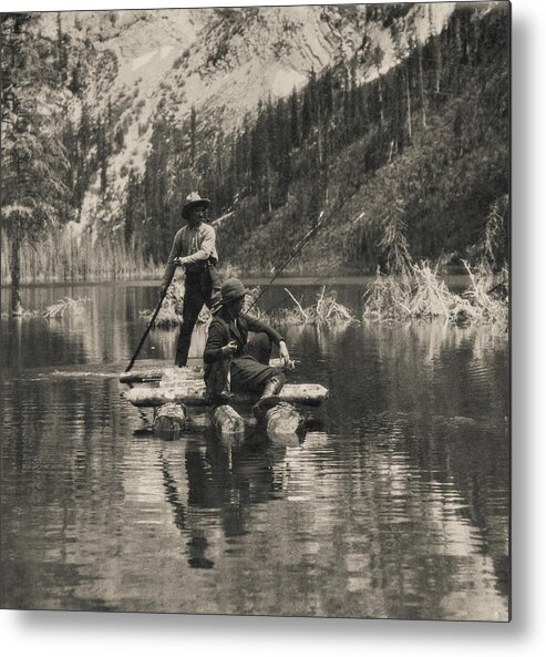 Scenics Metal Print featuring the photograph Kootenay River Fishing by Hulton Archive