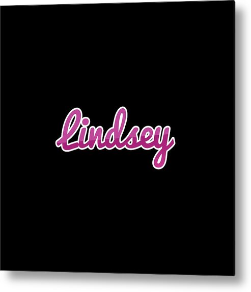 Lindsey Metal Print featuring the digital art Lindsey #Lindsey by TintoDesigns