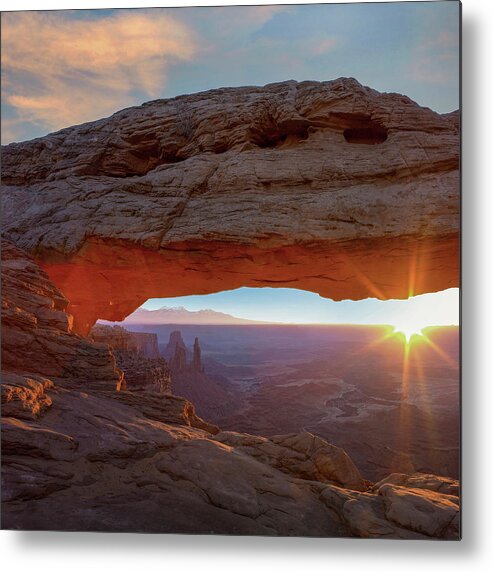 00586244 Metal Print featuring the photograph Mesa Arch, Canyonlands National Park, Utah by Tim Fitzharris