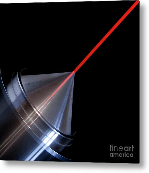 Apparatus Metal Print featuring the photograph Molecular Beam Skimmer by Arcady Zakharov/science Photo Library