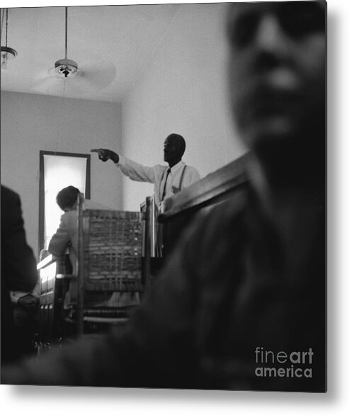 Child Metal Print featuring the photograph Mose Wright Testifying by Bettmann