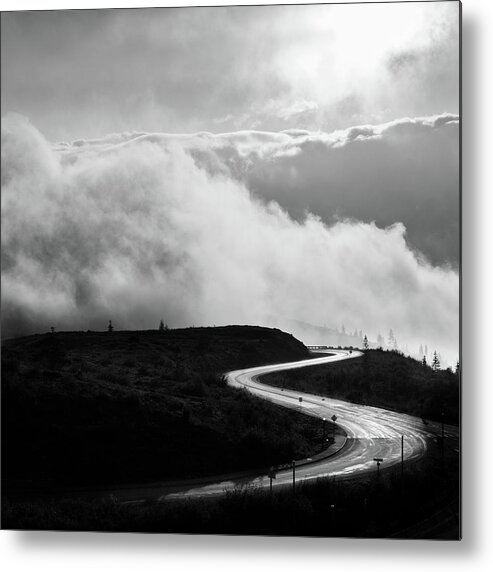 Mount St Helens Metal Print featuring the photograph Mountain Road by Thorsten Scheuermann