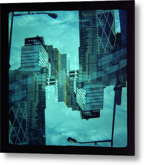 New York Squared-13 Metal Print featuring the photograph New York Squared-13 by Robin Vandenabeele
