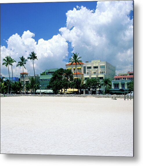 Hotel Metal Print featuring the photograph Ocean Drive, South Miam Beach, Miami - by Hisham Ibrahim