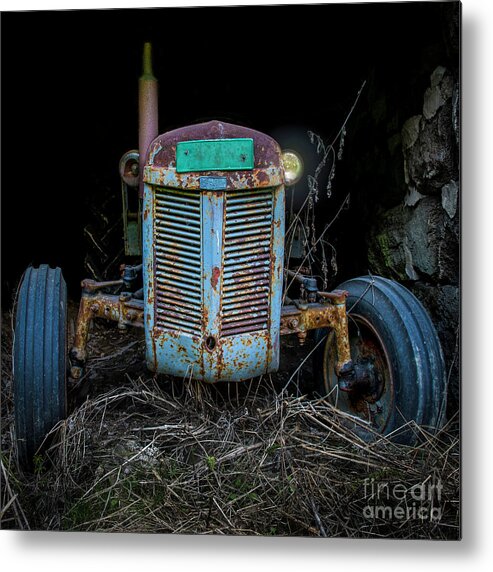 Tranquility Metal Print featuring the photograph Old Tractor by Tore Thiis Fjeld