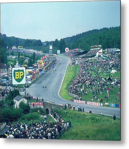 Belgium Metal Print featuring the photograph Part Of Spa-francorchamps Race Track by Heritage Images