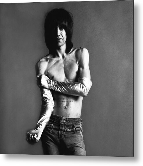 Singer Metal Print featuring the photograph Portrait Of Iggy Pop by Jack Robinson