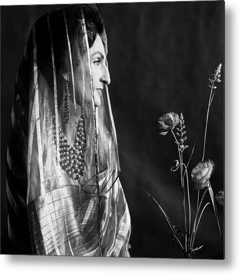 #new2022vogue Metal Print featuring the photograph Princess Durru Shehvar Of Berar by Cecil Beaton