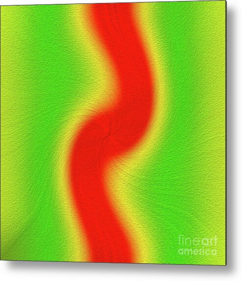 Art Print Metal Print featuring the digital art Rasta Vibes 1 of 6 Top Left Position by Kenneth Montgomery