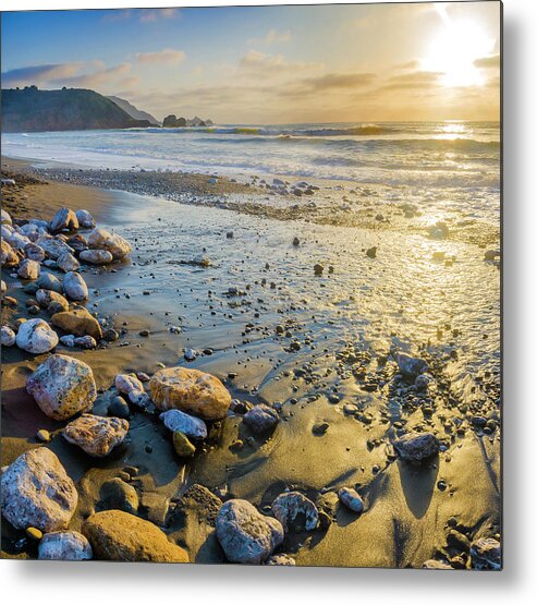 Anna Miller Metal Print featuring the photograph Rockaway Beach Sunset, Pacifica by Anna Miller