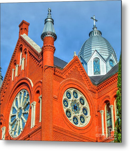 Reid Callaway Scared Heart Cultural Center Metal Print featuring the photograph Sacred Heart Cultural Center 2 Architectural Art by Reid Callaway