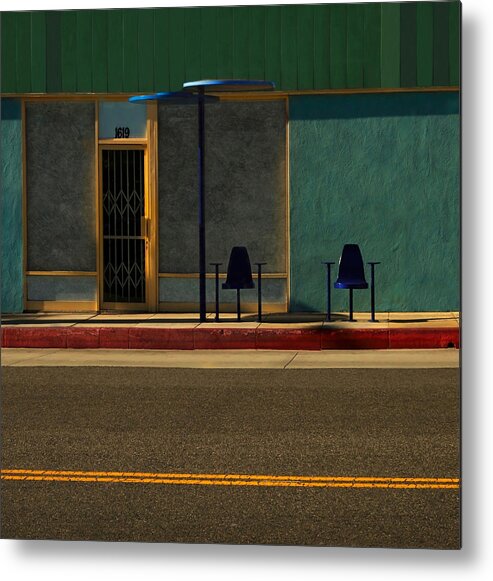 Architecture Metal Print featuring the photograph Santa Monica Boulevard by Roxana Labagnara