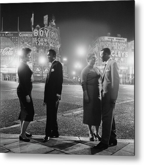 Piccadilly Circus Metal Print featuring the photograph Saying Goodbye by Keystone Features