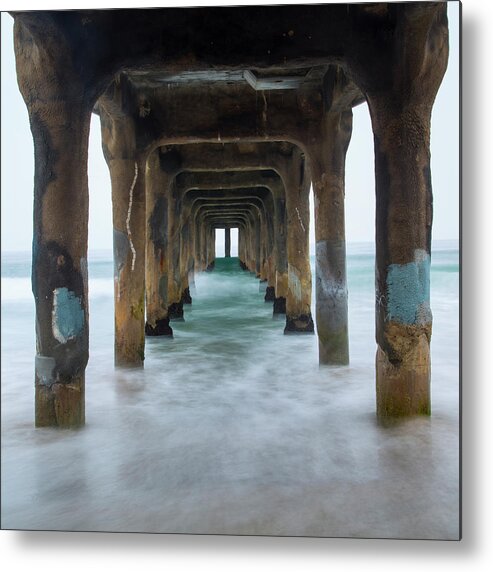 Pier Metal Print featuring the photograph Sea Door 3 by Moises Levy