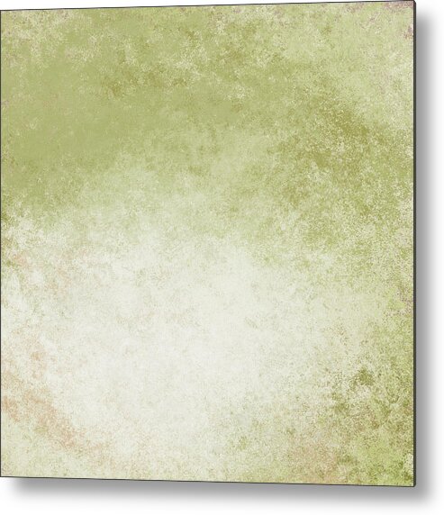 Soft Wallpaper Green Metal Print featuring the mixed media Soft Wallpaper Green by Marcee Duggar