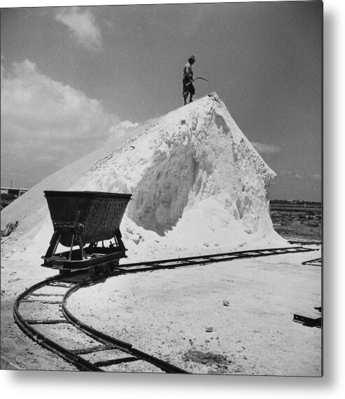 1950-1959 Metal Print featuring the photograph Spanish Salt by George Pickow