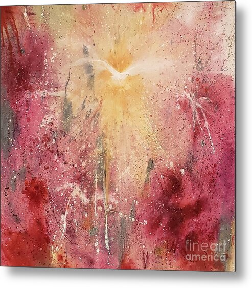 Spirit Of Hope Metal Print featuring the painting Spirit of Hope  by Maria Hunt