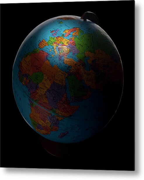 Continent Metal Print featuring the photograph Spotlight Europe by John Kuczala