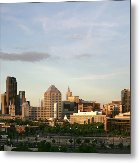 Corporate Business Metal Print featuring the photograph St. Paul, Minnesota by Jimkruger