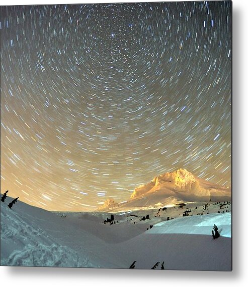 Scenics Metal Print featuring the photograph Stellar View Of Mount Hood by Ted Ducker Photography