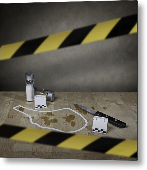 Crimescene Metal Print featuring the photograph Still Life 12 by Mister Solo