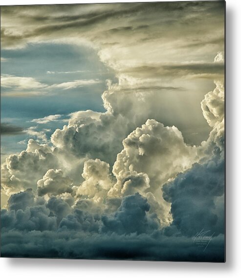 Storm Metal Print featuring the photograph Storm Front by Michael Frank